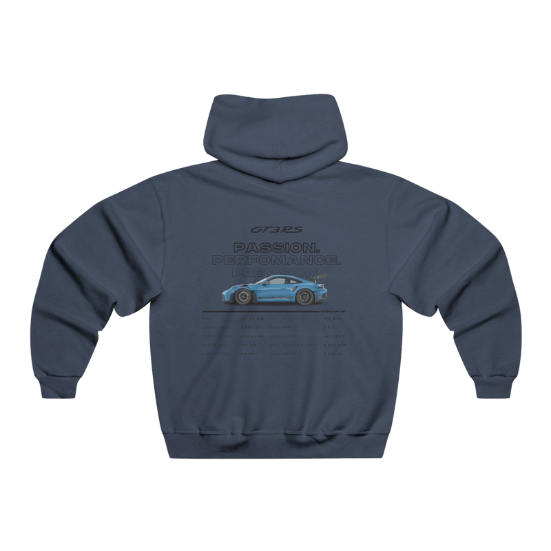 Blue Porsche 911 GT3RS Hoodie