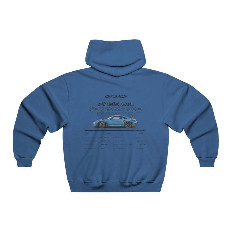 Blue Porsche 911 GT3RS Hoodie