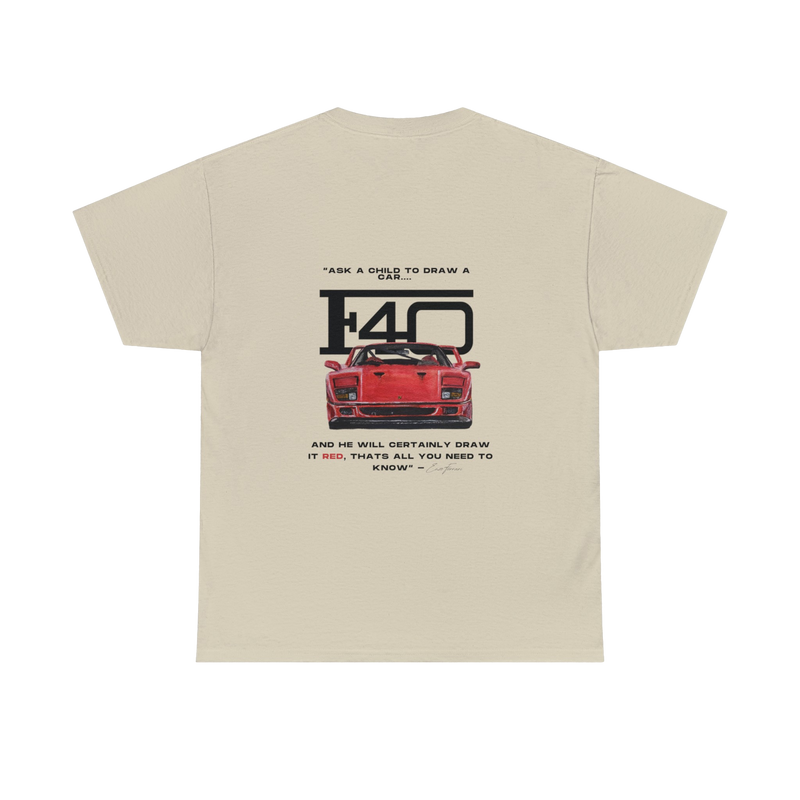 Red F40 Tee