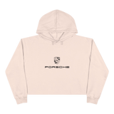 Pink Porsche Crop Hoodie